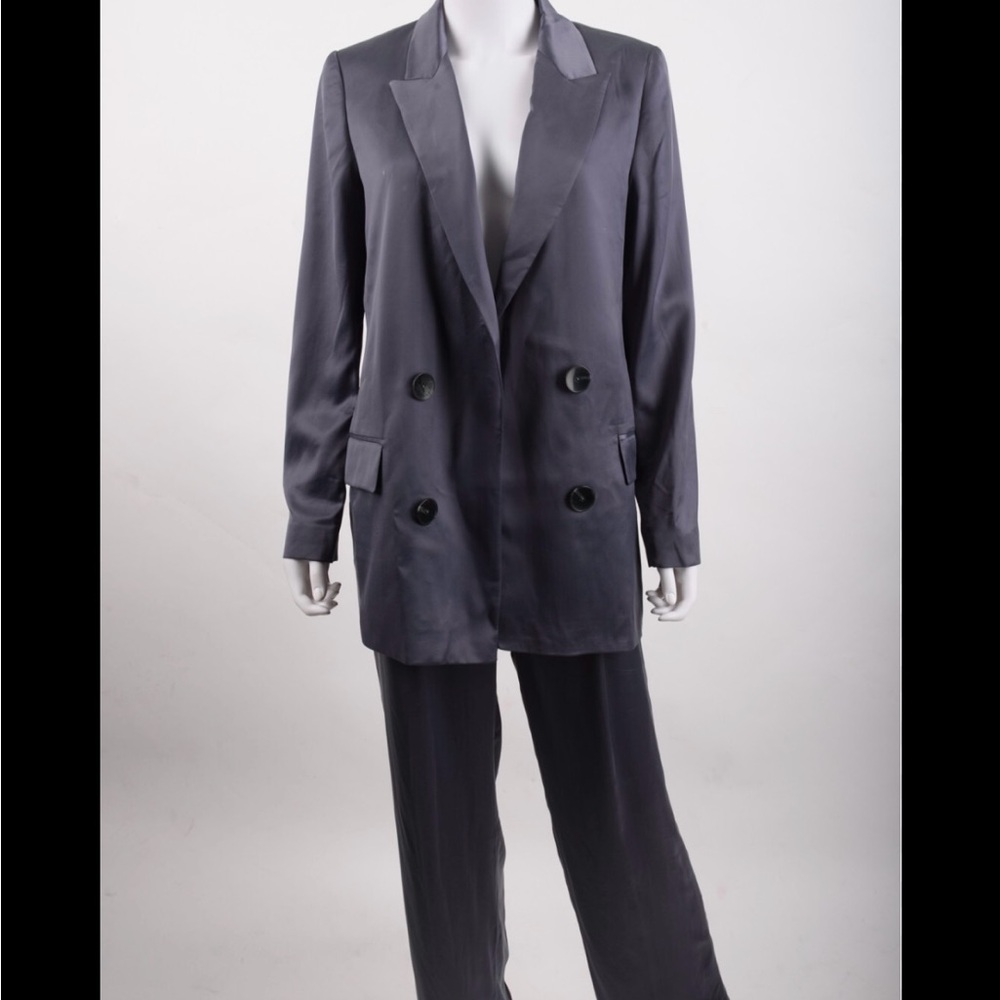 Elegant Black Double-Breasted Suit